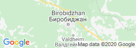 Birobidzhan map